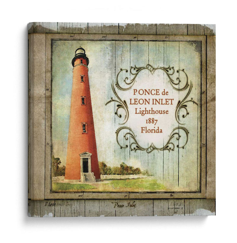 Faro De Florida Viii - Beth Anne Creative | Cuadro decorativo de Canvas Lab