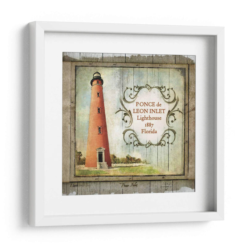 Faro De Florida Viii - Beth Anne Creative | Cuadro decorativo de Canvas Lab