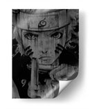 Naruto Jutsu Drip - Dry Ink | Cuadro decorativo de Canvas Lab