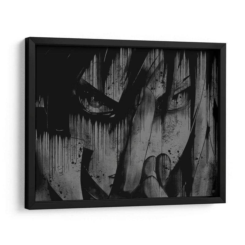 Sasuke Rinnegan Drip - Dry Ink | Cuadro decorativo de Canvas Lab