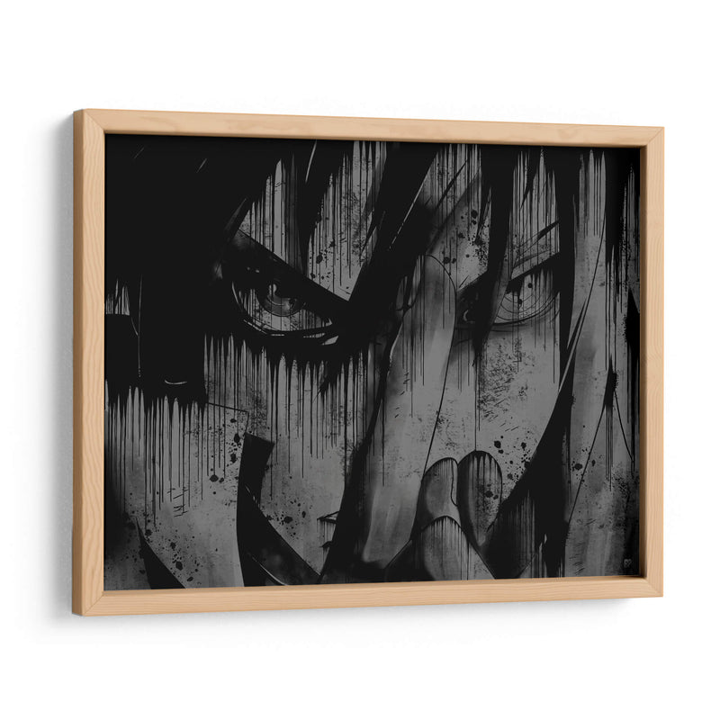Sasuke Rinnegan Drip - Dry Ink | Cuadro decorativo de Canvas Lab