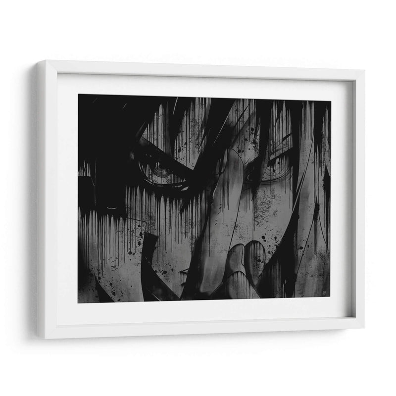 Sasuke Rinnegan Drip - Dry Ink | Cuadro decorativo de Canvas Lab