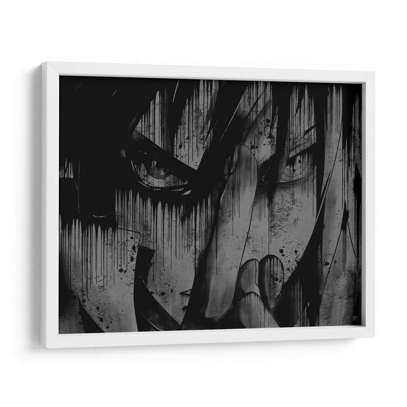 Sasuke Rinnegan Drip - Dry Ink | Cuadro decorativo de Canvas Lab