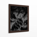 Sasuke Kusanagi Drip - Dry Ink | Cuadro decorativo de Canvas Lab