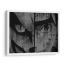 Kurama & Naruto Drip - Dry Ink | Cuadro decorativo de Canvas Lab