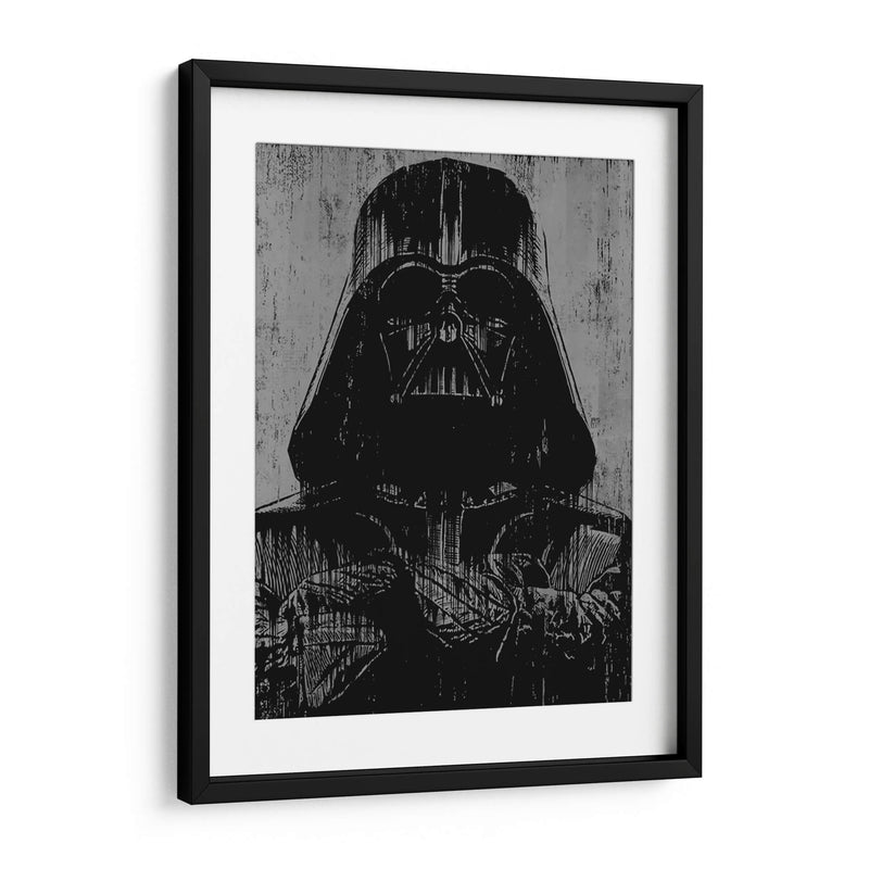 Vader Drip - Dry Ink | Cuadro decorativo de Canvas Lab
