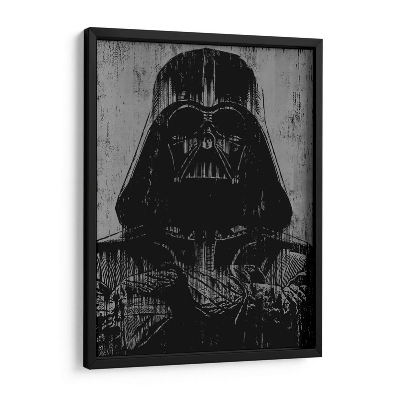 Vader Drip - Dry Ink | Cuadro decorativo de Canvas Lab