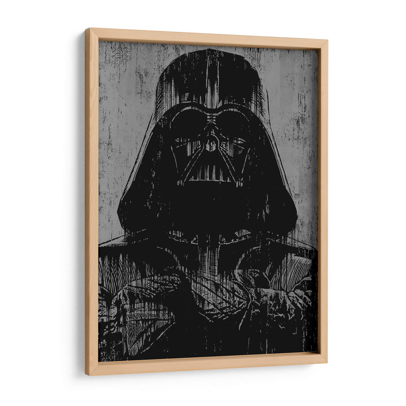 Vader Drip - Dry Ink | Cuadro decorativo de Canvas Lab