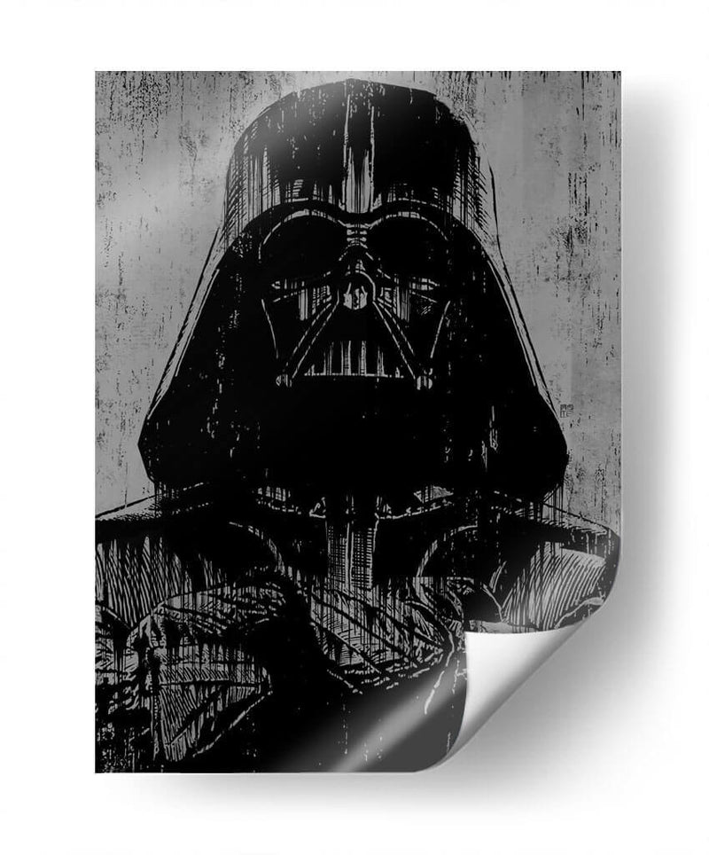 Vader Drip - Dry Ink | Cuadro decorativo de Canvas Lab