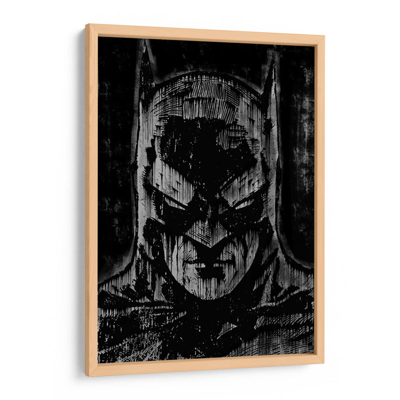 Batman Drip - Dry Ink | Cuadro decorativo de Canvas Lab