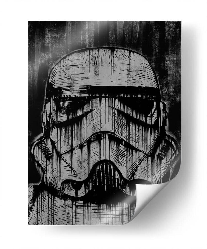 Clone Trooper Drip - Dry Ink | Cuadro decorativo de Canvas Lab