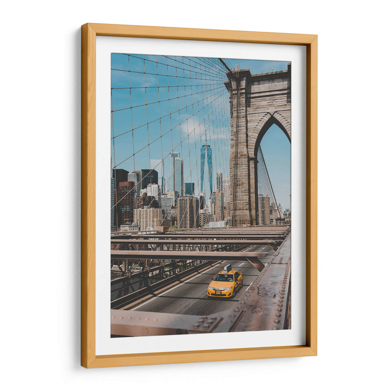 Taxi en Brooklyn | Cuadro decorativo de Canvas Lab