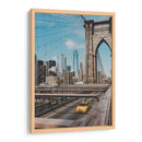 Taxi en Brooklyn | Cuadro decorativo de Canvas Lab