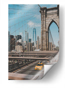 Taxi en Brooklyn | Cuadro decorativo de Canvas Lab