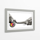 Elephant Flowers White - Hue Art | Cuadro decorativo de Canvas Lab
