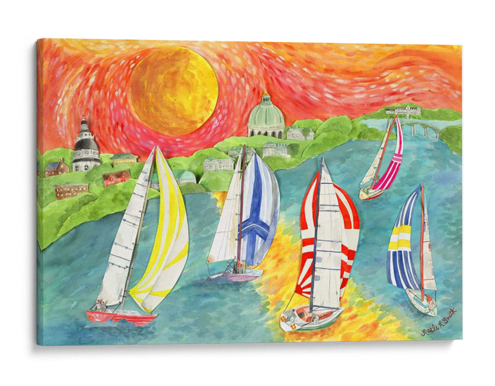 Abraza De Puestas De Sol - Kaeli Smith | Cuadro decorativo de Canvas Lab