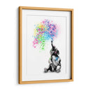 Baby Elephant Color Shower - Hue Art | Cuadro decorativo de Canvas Lab