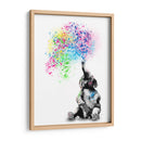 Baby Elephant Color Shower - Hue Art | Cuadro decorativo de Canvas Lab