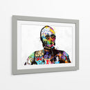 C3PO Graffiti - David Aste | Cuadro decorativo de Canvas Lab