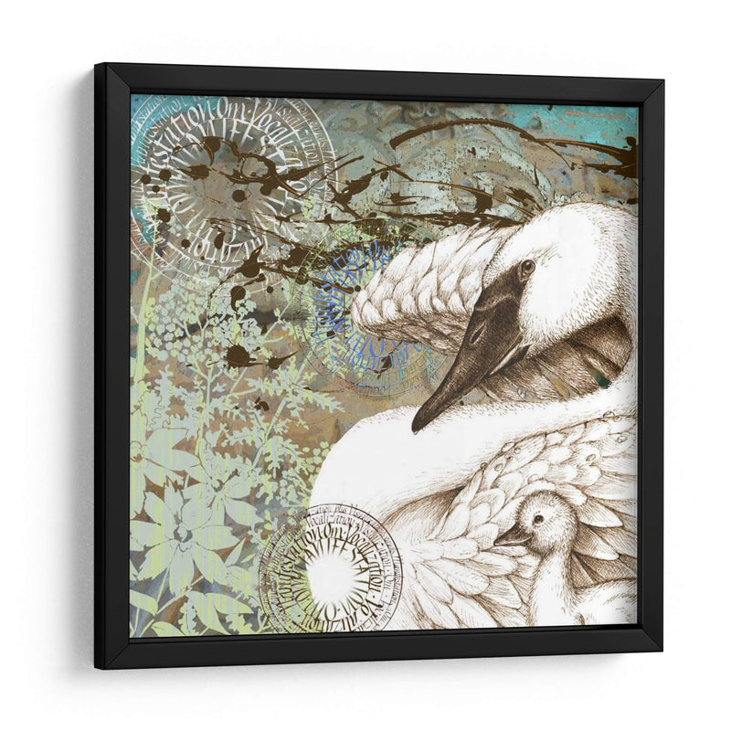 Cisne Splash I - R. Collier-Morales | Cuadro decorativo de Canvas Lab