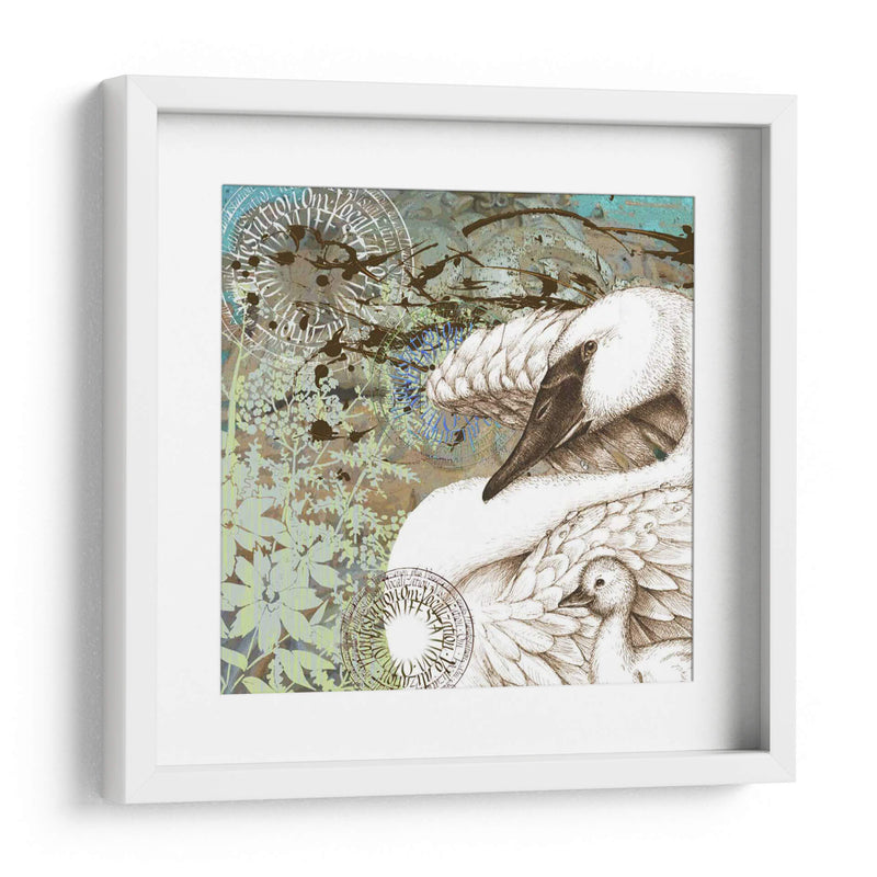 Cisne Splash I - R. Collier-Morales | Cuadro decorativo de Canvas Lab