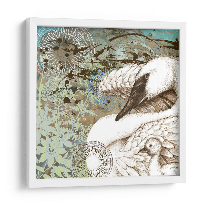 Cisne Splash I - R. Collier-Morales | Cuadro decorativo de Canvas Lab