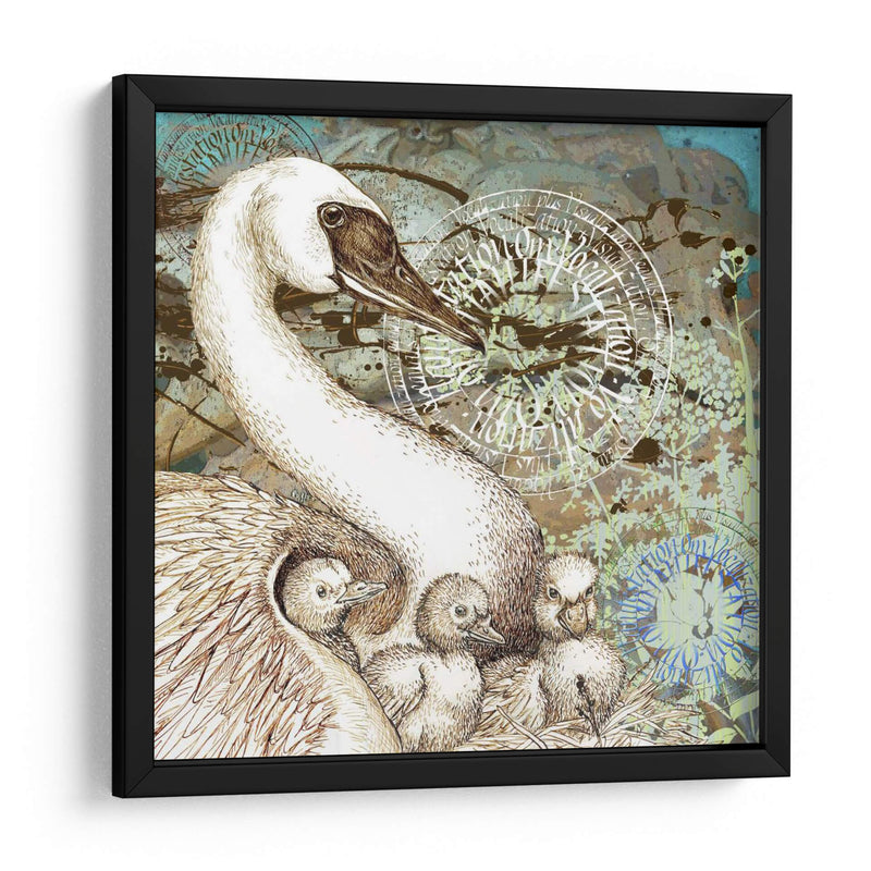 Cisne Splash Ii - R. Collier-Morales | Cuadro decorativo de Canvas Lab