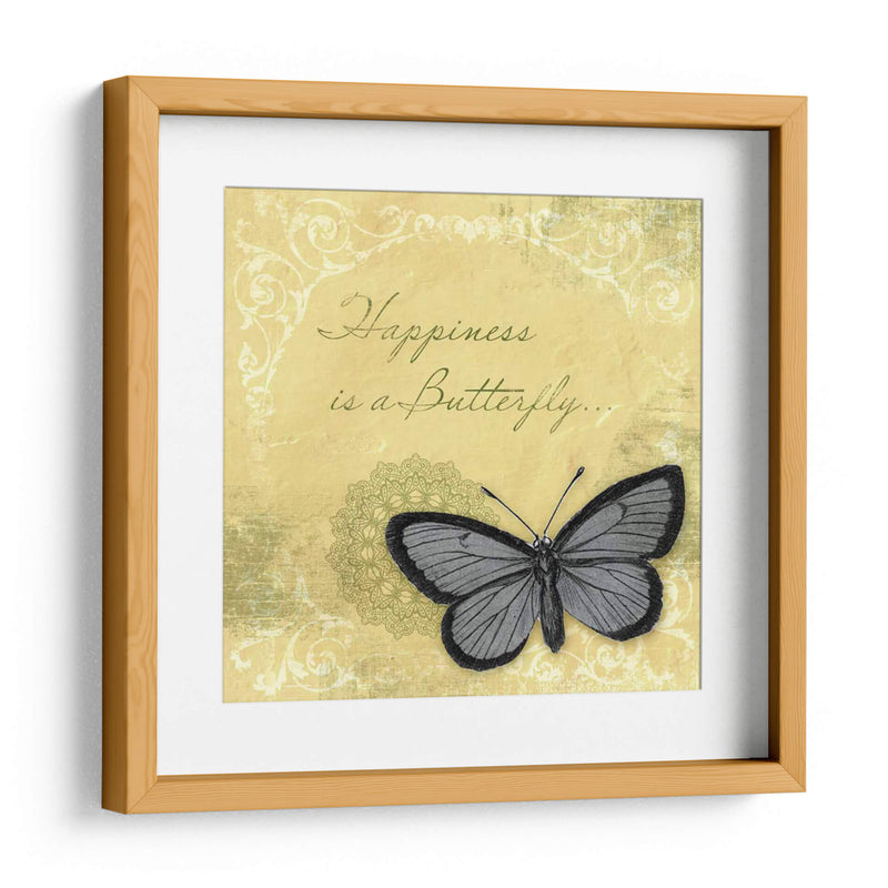 Mariposa Notas Xi - Beth Anne Creative | Cuadro decorativo de Canvas Lab