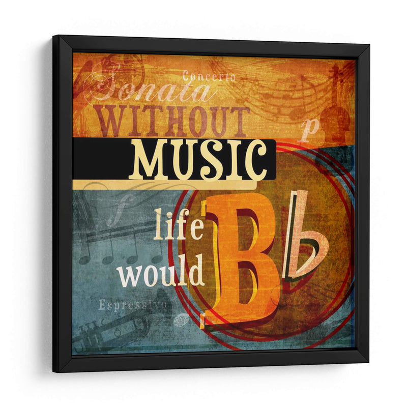 Notas Musicales Xii - Beth Anne Creative | Cuadro decorativo de Canvas Lab