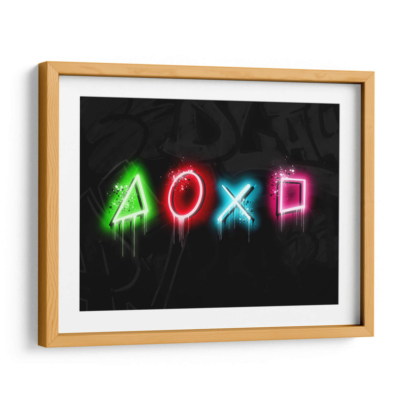 PS Symbols Graffiti - David Aste | Cuadro decorativo de Canvas Lab