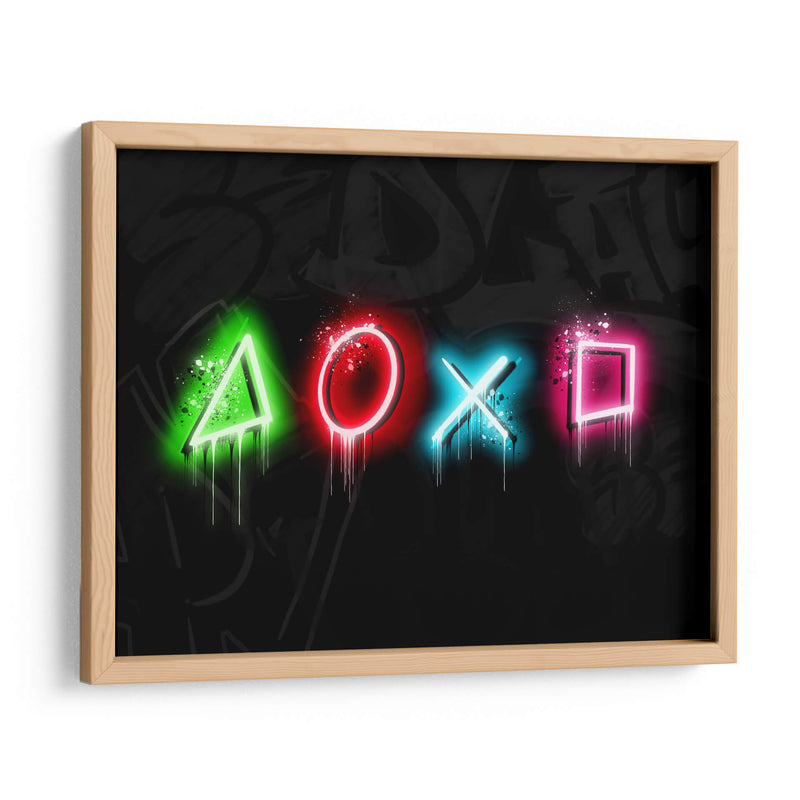 PS Symbols Graffiti - David Aste | Cuadro decorativo de Canvas Lab