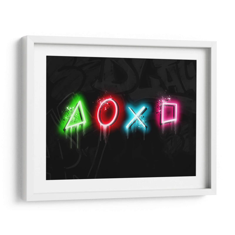 PS Symbols Graffiti - David Aste | Cuadro decorativo de Canvas Lab