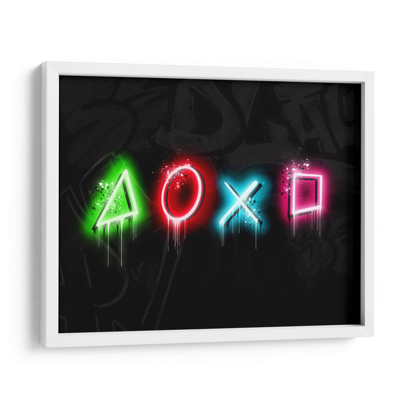 PS Symbols Graffiti - David Aste | Cuadro decorativo de Canvas Lab