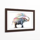 Elephant Color Shower - Hue Art | Cuadro decorativo de Canvas Lab