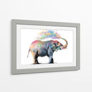 Elephant Color Shower - Hue Art | Cuadro decorativo de Canvas Lab