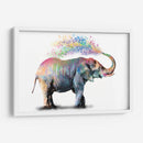 Elephant Color Shower - Hue Art | Cuadro decorativo de Canvas Lab