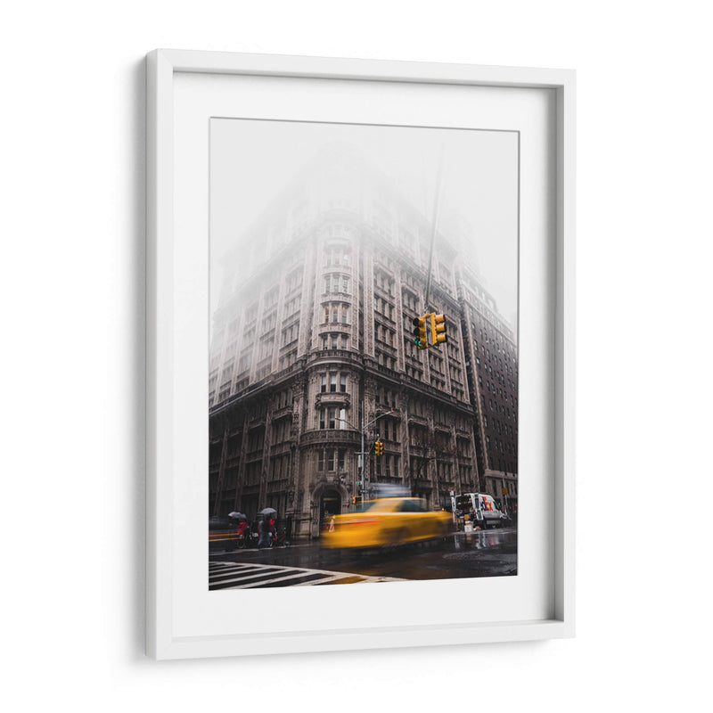 Taxi en la Corte Alwyn | Cuadro decorativo de Canvas Lab