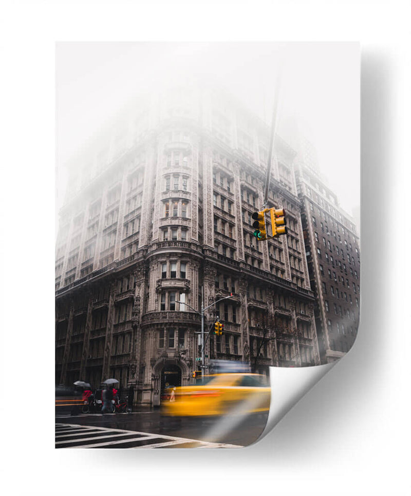 Taxi en la Corte Alwyn | Cuadro decorativo de Canvas Lab