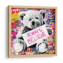 Teddy Bear Believe - David Aste | Cuadro decorativo de Canvas Lab