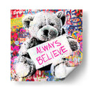 Teddy Bear Believe - David Aste | Cuadro decorativo de Canvas Lab
