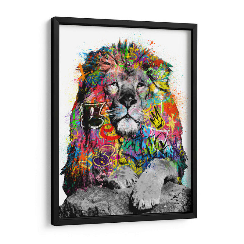León Graffiti - David Aste | Cuadro decorativo de Canvas Lab
