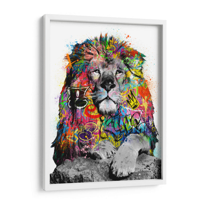 León Graffiti - David Aste | Cuadro decorativo de Canvas Lab