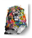 León Graffiti - David Aste | Cuadro decorativo de Canvas Lab