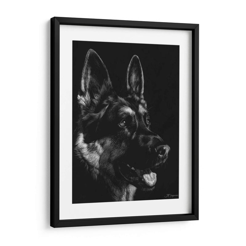 Scratchboard Canino I - Julie T. Chapman | Cuadro decorativo de Canvas Lab