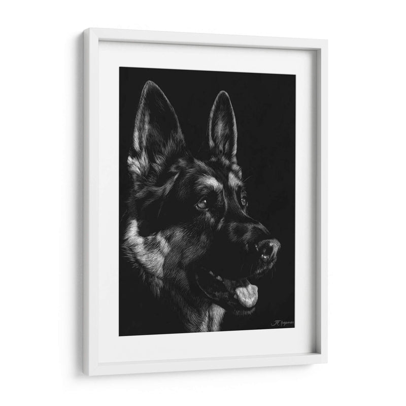 Scratchboard Canino I - Julie T. Chapman | Cuadro decorativo de Canvas Lab