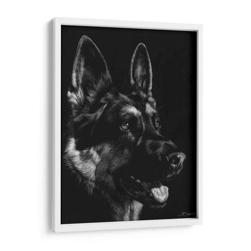 Scratchboard Canino I - Julie T. Chapman | Cuadro decorativo de Canvas Lab