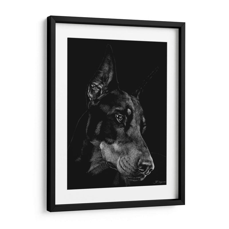 Scratchboard Canino Iii - Julie T. Chapman | Cuadro decorativo de Canvas Lab