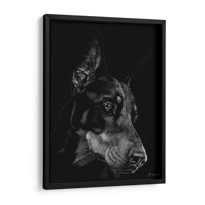 Scratchboard Canino Iii - Julie T. Chapman | Cuadro decorativo de Canvas Lab