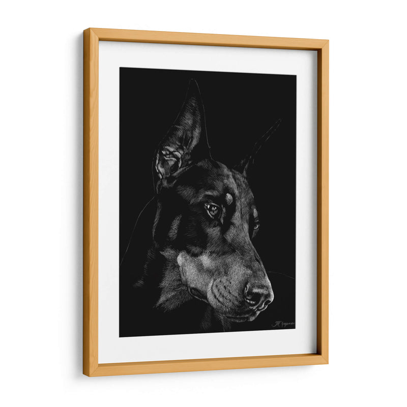 Scratchboard Canino Iii - Julie T. Chapman | Cuadro decorativo de Canvas Lab