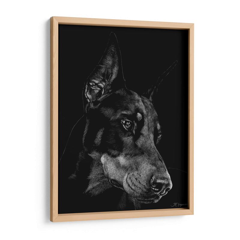 Scratchboard Canino Iii - Julie T. Chapman | Cuadro decorativo de Canvas Lab